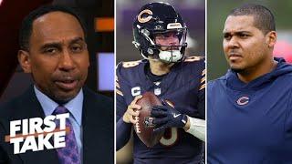 FIRST TAKE | Stephen A. Smith blames for Ryan Poles after Chicago Bears struggles vs. Vikings