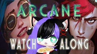 Vtuber Watch Party GOES WILD! Arcane S1 E5 to E9 Community Event! Dual Stream on Discord!