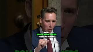 Josh Hawley to Allstate Exec: “Your Policyholders Are Getting the Shaft”