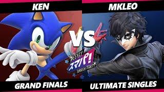 Sumapa 154 GRAND FINALS - MkLeo (Joker) Vs. KEN (Sonic) Smash Ultimate - SSBU