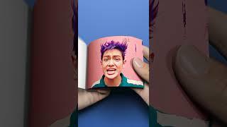 Squid Game Thanos Singing "Lava Chicken" FlipBook #shorts