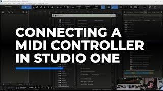 Connecting a MIDI Controller in Studio One 6