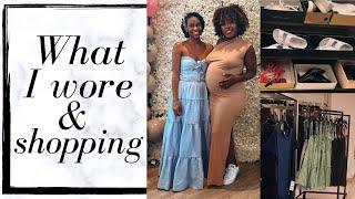 What I Wore This Weekend VLOG - Baby Shower and Shopping