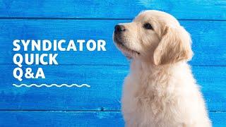 Syndicator SEO Software Quick QnA