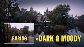 How to turn boring landscape photography photos into Dark and Moody images.