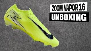 Nike Zoom Vapor 16 Elite FG Mad Voltage Pack Unboxing 4K / FQ1457-700