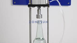 ZONESUN Pneumatic Beer Capping Machine Semi-automatic Cap Sealing Machine Manual Bottle Capper