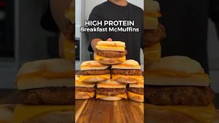 High Protein Meal Prep Breakfast McMuffins!  #highprotein #mealprep #foodie #healthyrecipes