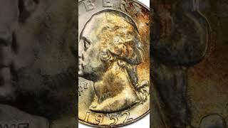 How Much is a 1952 Silver Quarter Worth??? #silver #rare  #currency #coin #money #history #art