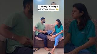 Tickling Challenge with Your Spouse  #shorts