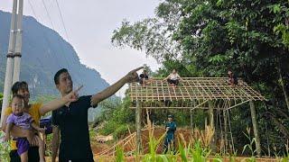 Love story: giang nga and phong build a new house together - kind policeman comes to help.