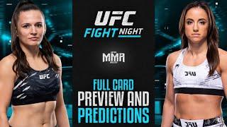 UFC Fight Night: Blanchfield vs. Barber Full Card Preview and Predictions