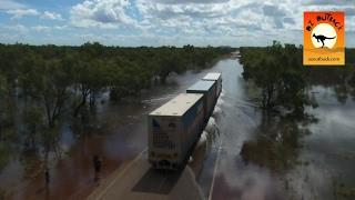 Extreme Trucks #6 - Oversize road trains in action on outback Australian flooded roads! Camhinoes