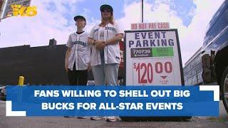 Fans attending All-Star events in Seattle willing to dish out big bucks for the experience