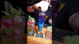 نوشیدنی کهکشانی تو کافه بارهس تهران! Galaxy mocktail