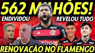 GABIGOL! RENOVAÇÃO NO FLAMENGO! R$562 MILHÕES! PREOCUPAÇÃO DA TORCIDA! O SEGREDO FOI REVELADO! E+