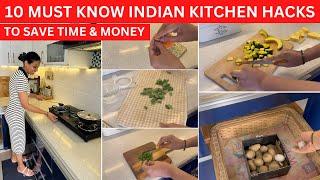 10 Must-Know Indian Kitchen Hacks To Save Time & Money | Desi Kitchen Secrets By Organizopedia