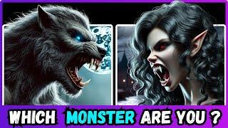  Which MONSTER Are You?Spooky Personality Quiz Unmask Your Inner Halloween Monster!