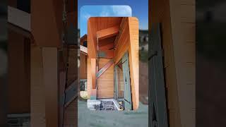 The LP SmartSide Siding is in the color Cedar.