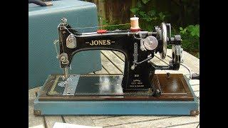 Jones D53 hand crank sewing machine