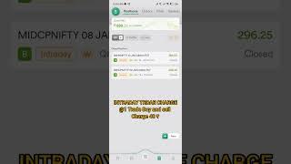 Dhan app mein intraday mein 1 trade mein kitne charge Lagte Hain #dhan #stockmarket #education