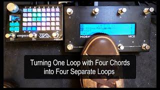 Turning One Loop with Four Chords into Four Separate Loops