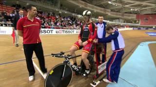 Jose Moreno Sanchez ESP - Men's 1km Time Trial - 2013 UCI World Track Championships