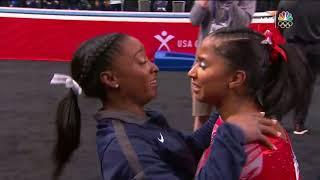 Simone Biles Loves Jordan Chiles: "I'm so proud of you" #SimoneBiles   #JordanChiles #GymTrials21