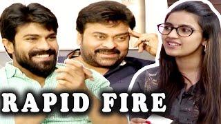 Niharika Rapid Fire Questions With Chiranjeevi and Ramcharan | Silly Monks