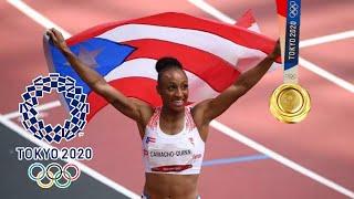 Jasmine Camacho-Quinn Wins Puerto Rico’s First Athletics Gold Medal || Olympics 2020