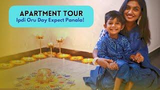 தமிழில்: Apartment TOUR | Diwali Vlog🪔 | Things to know before Buying Flat | Feeling Grateful