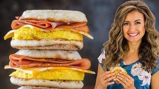 How To Make Freezer-Friendly Breakfast Sandwiches | Meal Prep