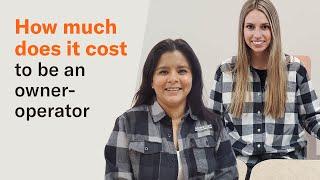 How much does it cost to be an owner-operator?