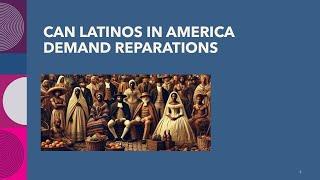 No Reparations. Latinos Claim to be White