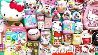 ASMR HELLO KITTY TOYS SURPRISE UNBOXING | HUGE Sanrio Mystery Blind Boxes mini toys