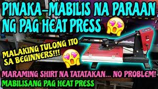 Tips & Tricks for Using The Heat Press Machine. ( Mabilisang pag gamit ng Heat Press )