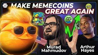 Memecoins, Macro, And AI with Crypto Billionaire Arthur Hayes & Murad Mahmudov