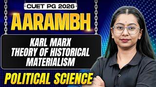 CUET PG 2026 | Karl Marx - Theory of Historical Materialism | CUET PG 2026 Political Science | PW