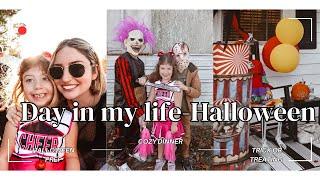 Day in my life: Halloween Eve and Halloween Night. Trick or treating, prep, dinner and more!