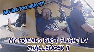 Will He Enjoy His First Challenger II Flight?