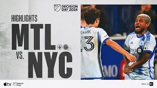 CF Montréal vs. New York City FC | Full Match Highlights | Decision Day 2024