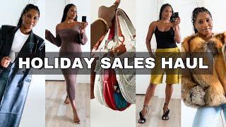 WHAT I GOT FROM THE HOLIDAY SALES HAUL  VLOGMAS