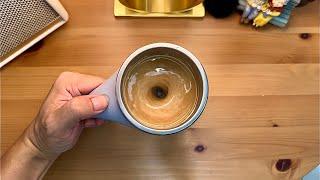 Stirring Cup Machine USB rechargeable Coffee cup Unboxing | ASMr.anson