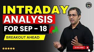 Intraday & Market Analysis For Tomorrow | #nifty , #banknifty  Analysis Sep - 18