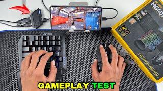 Phone   PC   free fire gameplay in phone but connect with keyboard and mouse freestyle gameplay