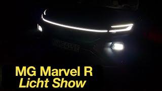 MG Marvel R Lichtshow: LED-Scheinwerfer Test  [4K] - Autophorie Extra