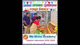  Weshine Academy New Branch @ Porur 