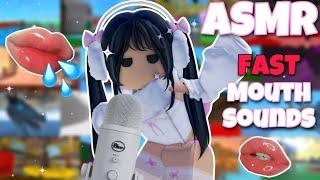 Roblox ASMR ~ epic minigames FAST mouth sounds + finger fluttering  (SO TINGLY)