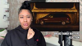 EXCUSE ME DRAAAAKE .. DRAKE - FAMILY MATTERS | UK REACTION 