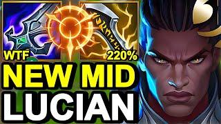 WILD RIFT CHINA LUCIAN MID - NEW FULL DAMAGE LUCIAN BUILD RUNES - Blade of the Ruined King Broken OP